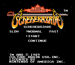The Magic of Scheherazade screenshot 4 for NES